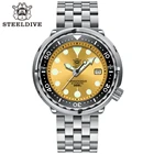 Часы SD1975 STEELDIVE 2021 новые цвета C3 светящийся циферблат Керамическая рамка 300 м водонепроницаемый 316L чехол японские NH35 мужские классические часы для дайвинга