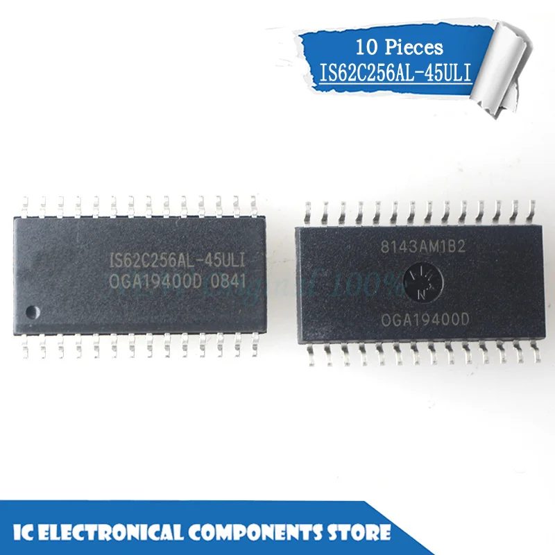 

New original IS62C256AL-45ULI IS62C256AL-45UL IS62C256AL-45 IS62C256AL IS62C256 SOP28 10pcs/lot