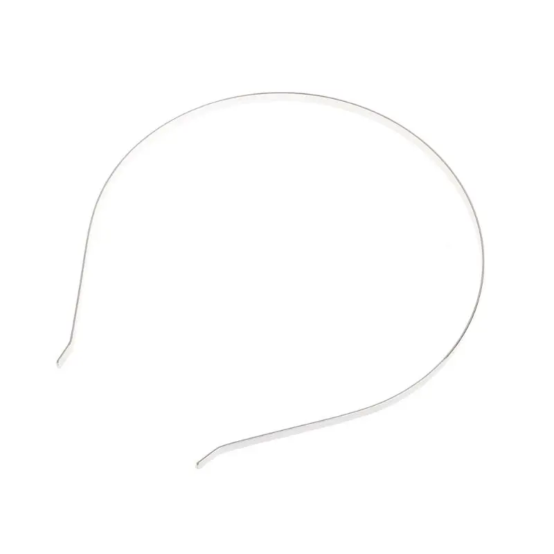 10 stücke 5mm Blank Plain Metall Stirnband Haar Band Für DIY Haar Zubehör Handwerk – Detail 6
