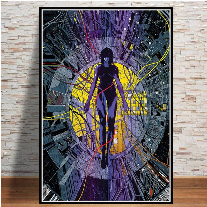14 Poster And Prints Hot Ghost In The Shell Fight Police Japan Anime Art Paintings Canvas Wall Pictures For Living Room Home Decor - Цвет: 14