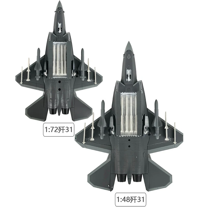 1/72, 1/48 масштаб, сплав, самолет, китайские ВВС, J-31, Gyrfalcon Fighter J31, модель, игрушки для детей, подарок для коллекции