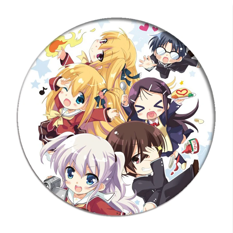 Косплей Шарлотт значки брошь Томори НАО коллекция знаков Юу отосака нагрудная