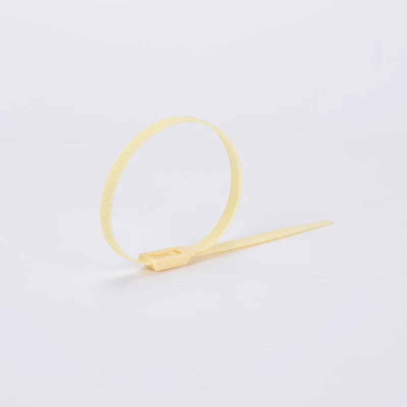 Beige white 100pcs Taoqibao нейлоновая галстук, 7X350 оболочка Специальный галстук, 100 за сумку, полный цвет - Цвет: Beige white 100pcs