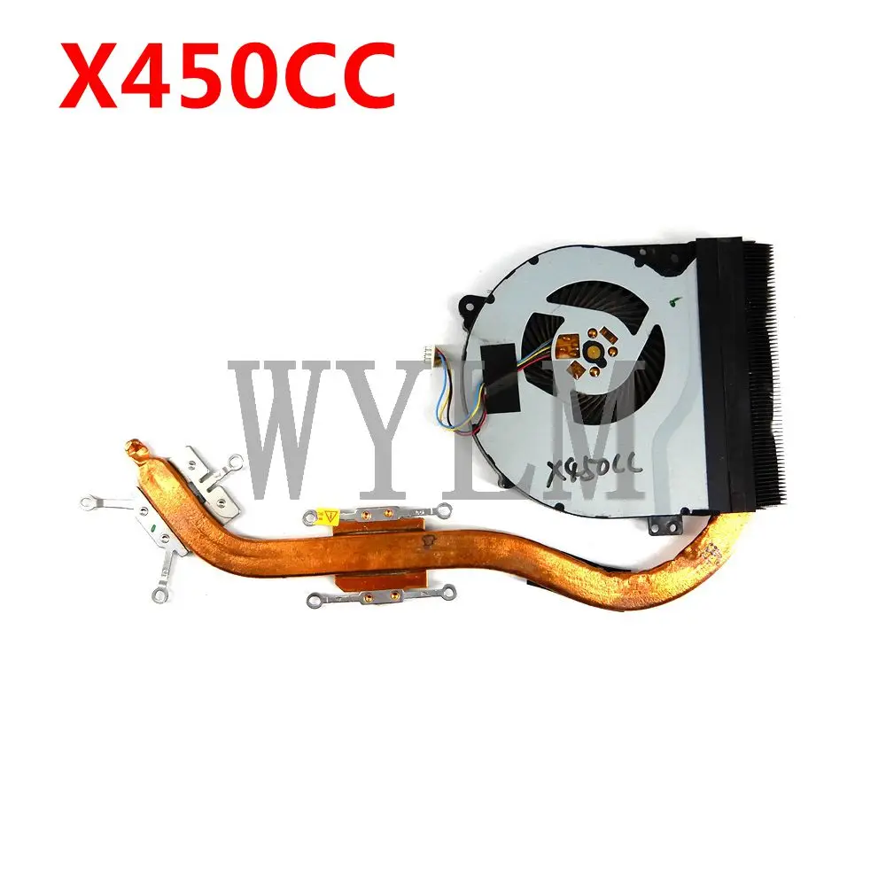 

Для Asus X452C X450C X450CC X450VP Y481C X450V A450V K450V A450C K450C Вентилятор охлаждения процессора радиатор