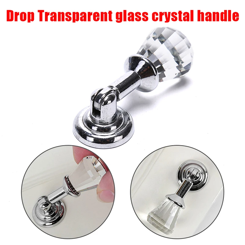 1 шт. Алмазная современная модная подвеска в виде капли прозрачная стеклянная