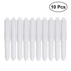 Ролик для туалетной бумаги, подпружиненный, белый, 10 шт.