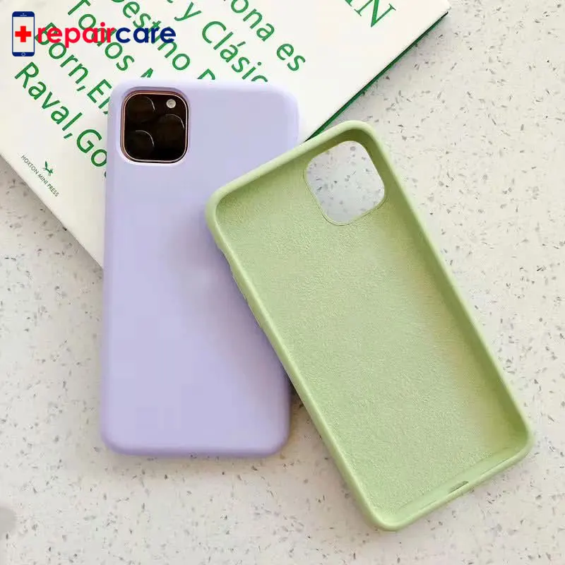 Sealed Liquid silicone Phone Case For iPhone 11, 11 Pro Phone Case For iPhone 11 PRO Max 6.5 inch Phone Back Coque Cover Case