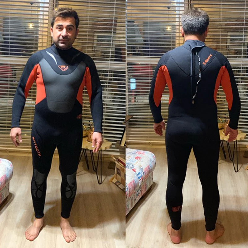 

Full-body Men 3mm Neoprene Wetsuit Surfing Swimming Diving Suit Triathlon Wet Suit for Cold Water Scuba Snorkeling Spearfishing