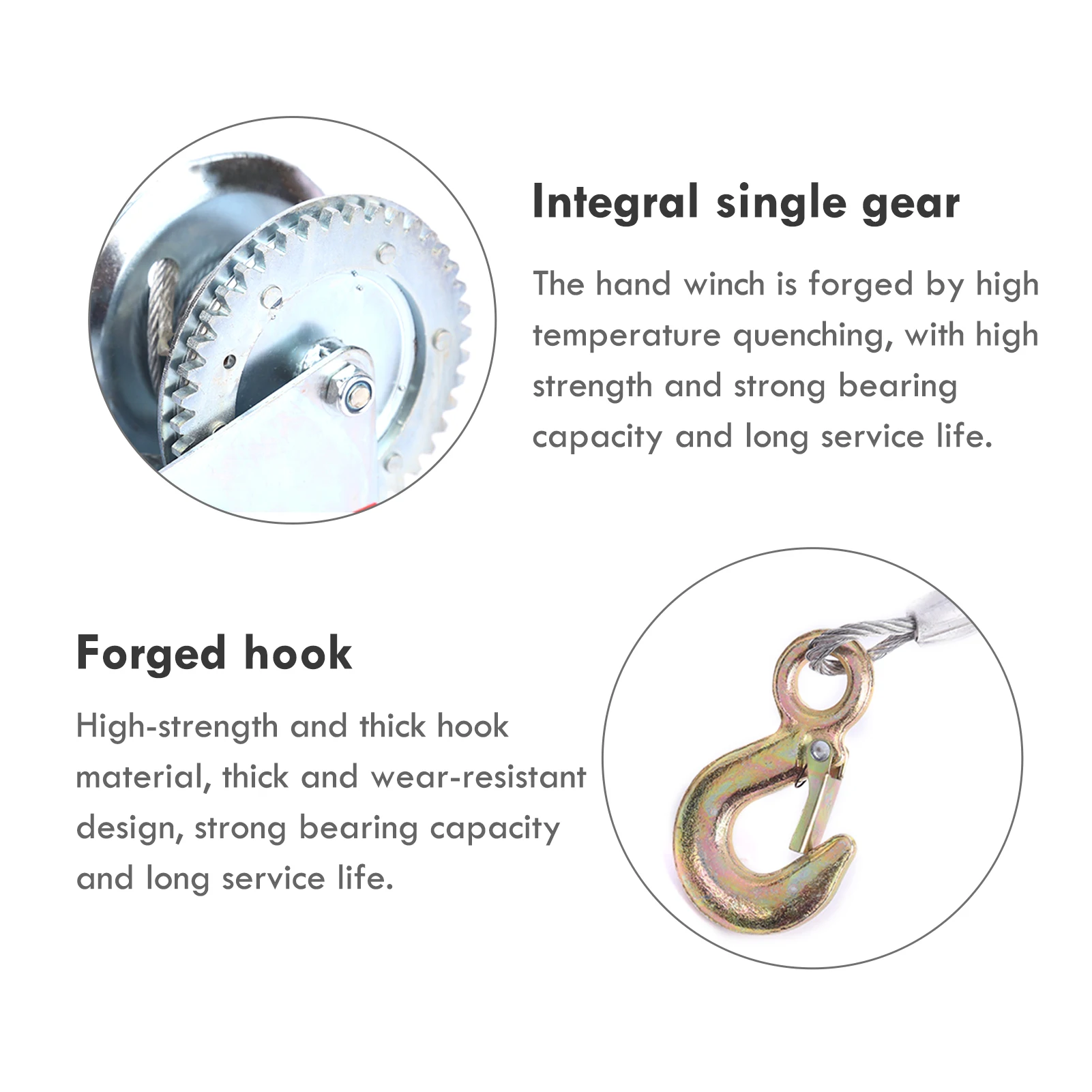 Ручная лебедка ручная мини прочная 350 кг длина около 8 м|Наборы ручных