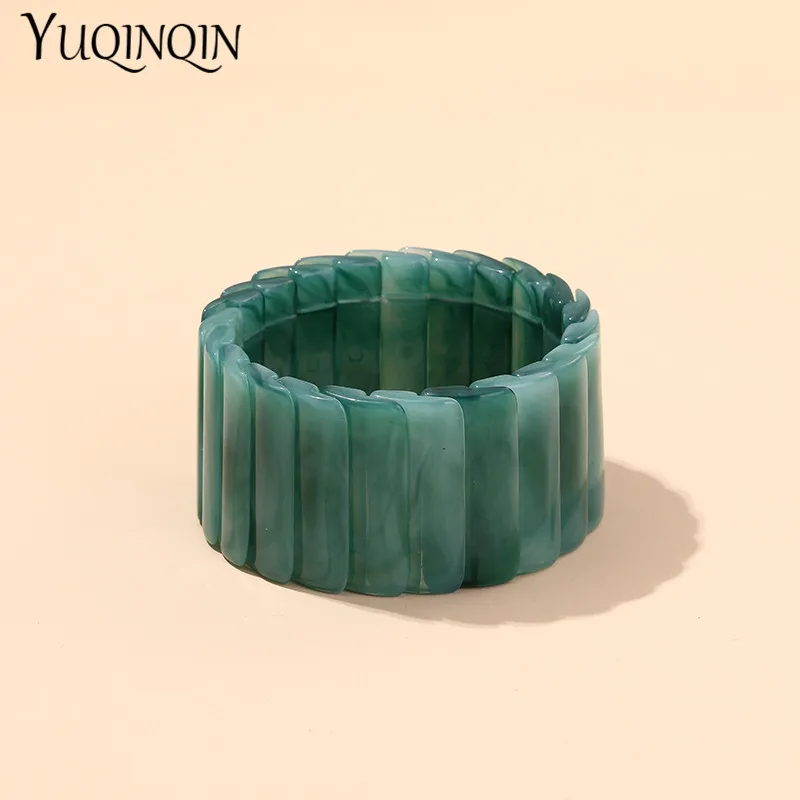 

Шармы для браслетов, браслеты, дизайнерские женские широкие эластичные браслеты из смолы, индийские модные украшения для женщин, оптовая пр...