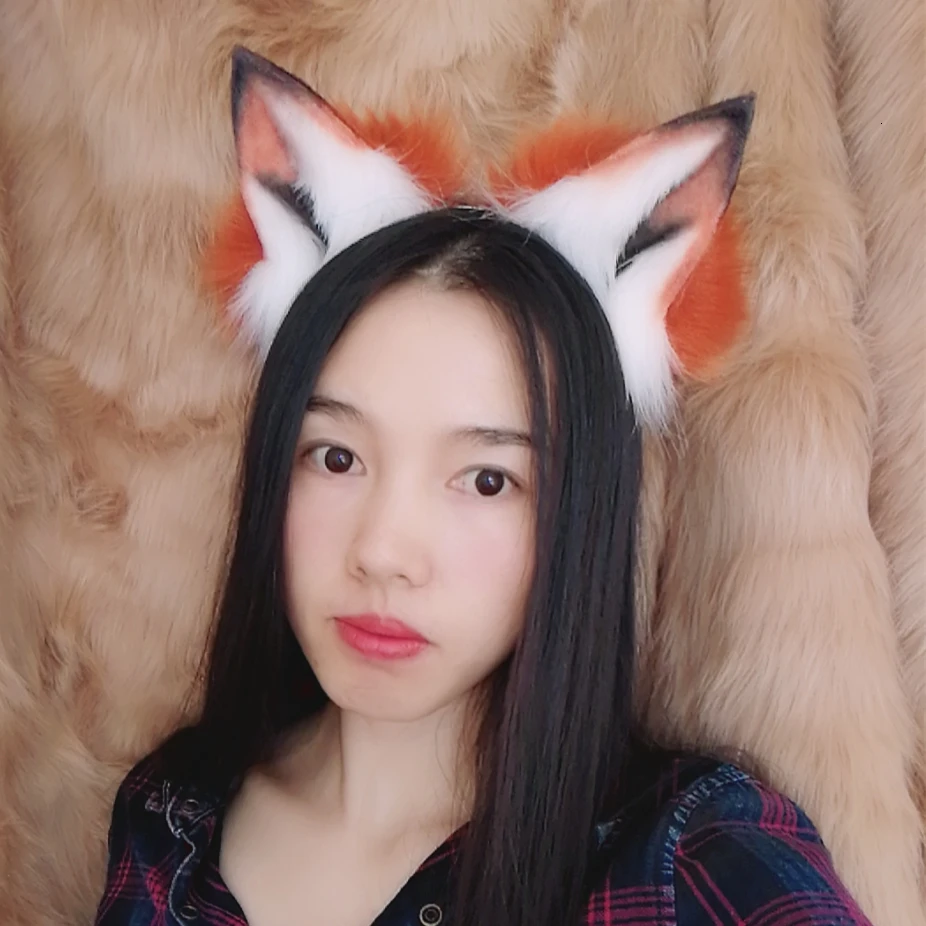 Обруч для волос с золотистыми и красными лисами девочек женщин - купить по