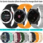 Силиконовый браслет для Garmin fenix ChronosVivoactive4First AvengerДарт Вейдер спортивный браслет для TicWatch Pro Легкая установка 22 мм ремешок
