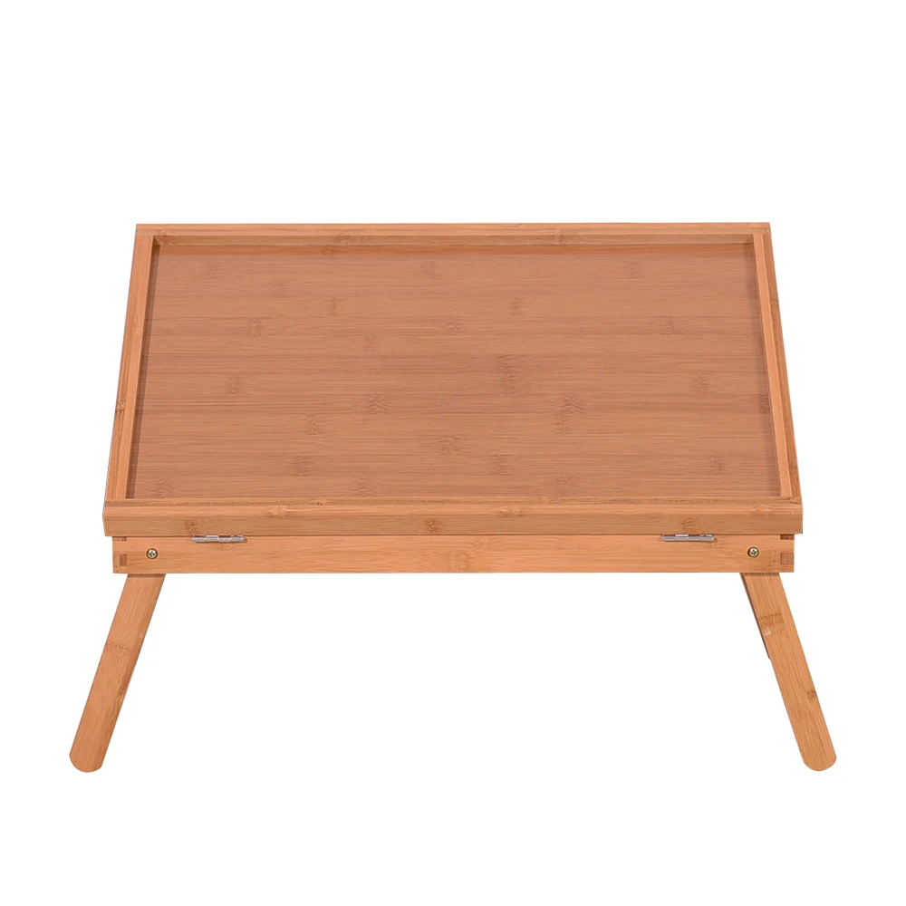 Настольная Регулируемая угловая кровать обеденный стол деревянный цвет для