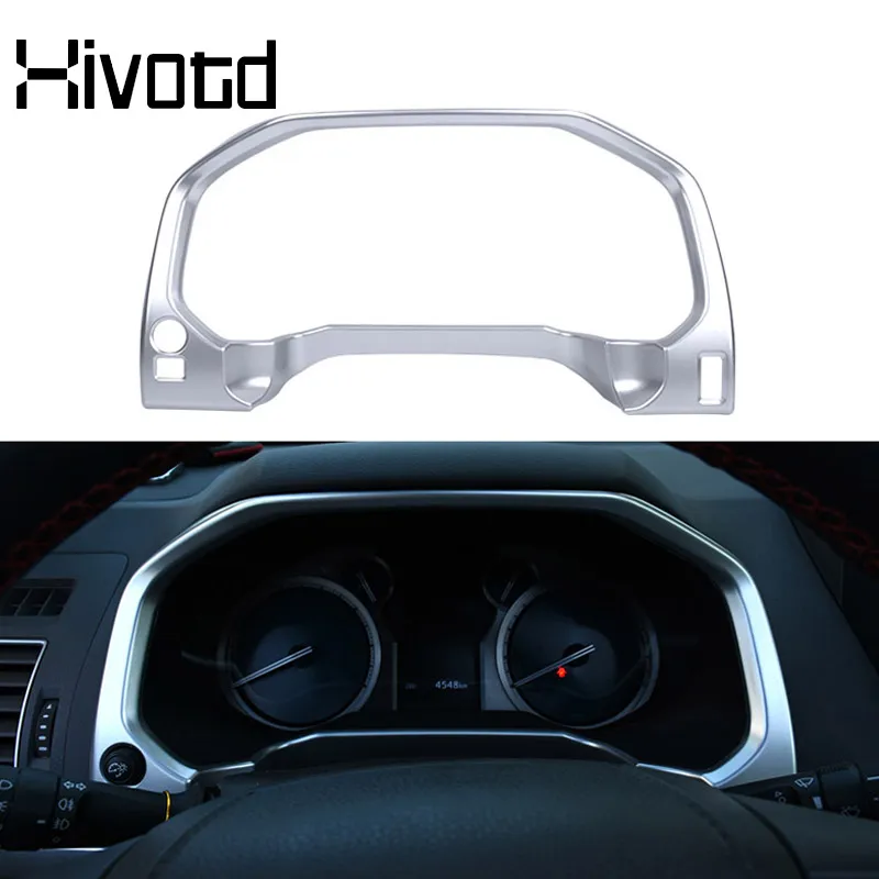 

Hivotd рама приборной панели, декоративная отделка, внутренние детали, аксессуары для модификации автомобиля для Land Cruiser Prado 150 2018 2020