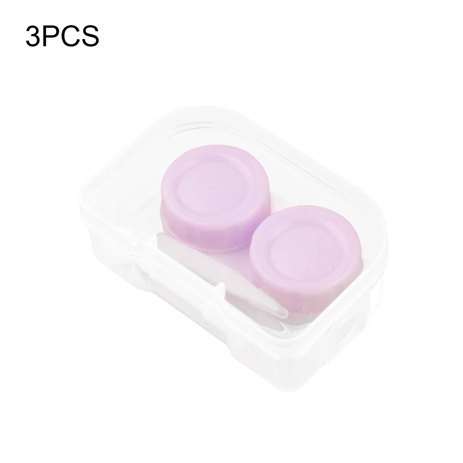 

3Pcs Cute Candy Colors Contact Lenses Box Storage Case Container Travel Kit