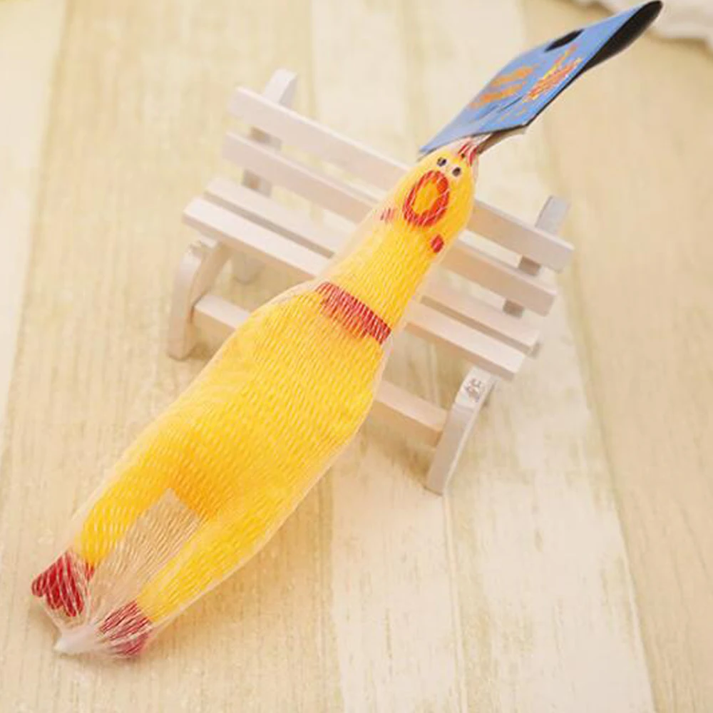 1 шт. забавная кричащая курица сжимающая звуковая игрушка для собак супер прочная