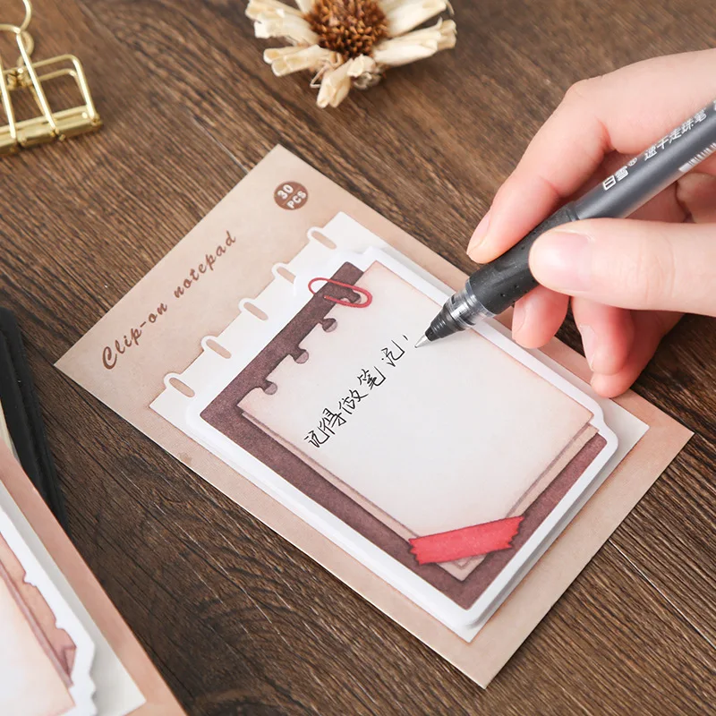 Винтажный блокнот для записей креативные канцелярские принадлежности кавайный