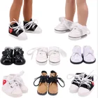 Кукольная обувь для новорожденных, размер 18 дюймов, черная и серая, 2020