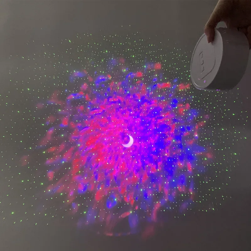 Лазерный проектор звездного неба вращающаяся вода галактика звездное освещение