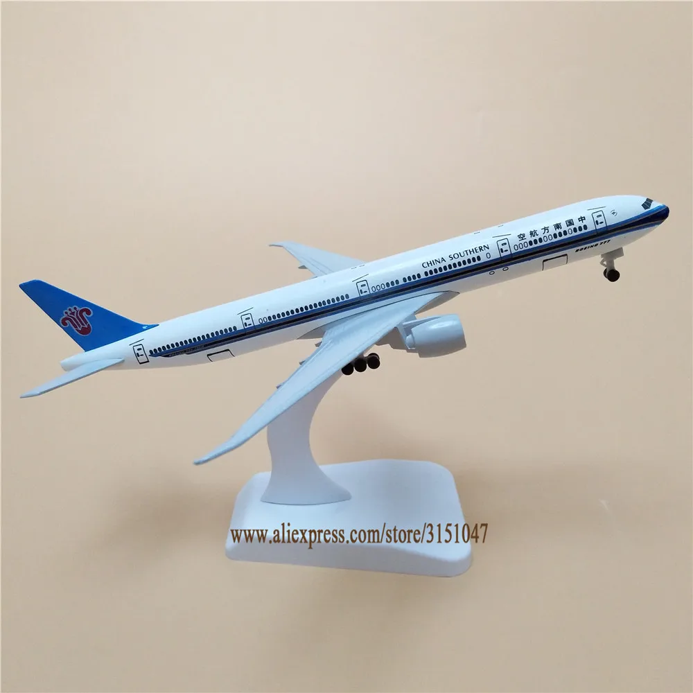Модель самолета из металлического сплава China South Airlines модель Боинг 777 B777 с
