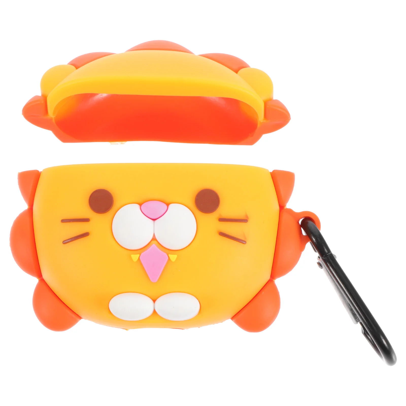 

Protective Earphone Case Fun Lion Wireless Earphone Box Cover Compatible for FreeBuds 3