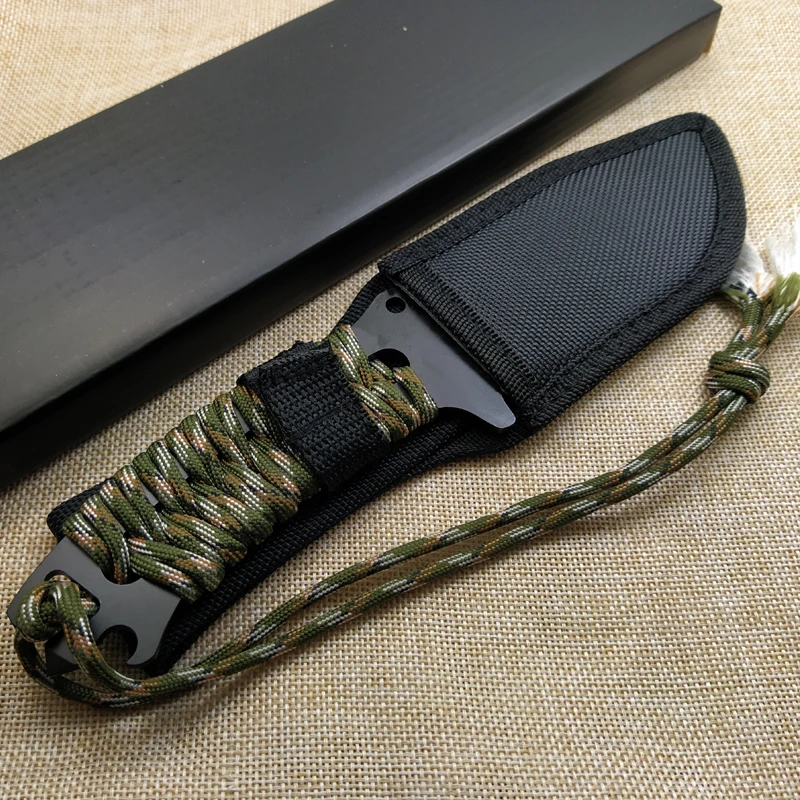 Тактический нож для выживания из нержавеющей стали дайвинга прямой походный