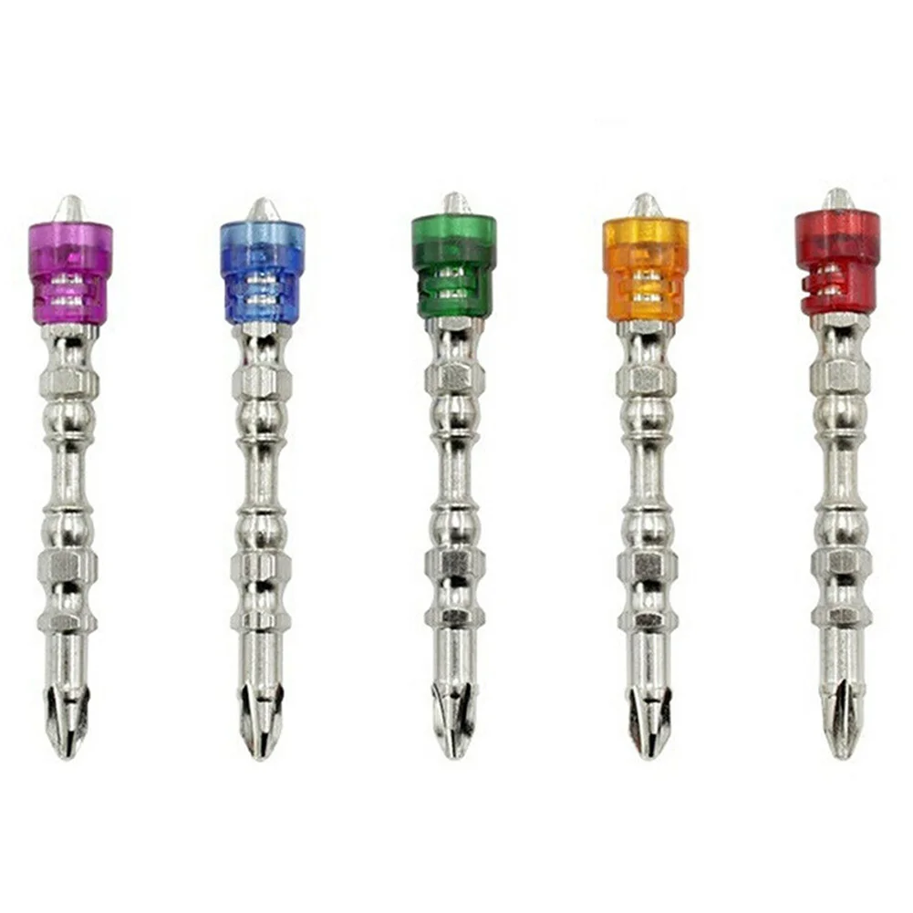 

5pcs Magnetic Screw Driver Bit 65mm S2 Chrome Vanadium Steel Screwdriver Bits Drill In Stock