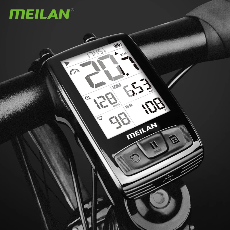 Беспроводной Велосипедный компьютер Meilan M4 IPX5 спидометр одометр датчик частоты
