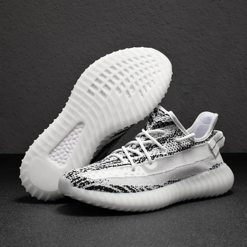 

Fabric Fashion Sneakers Men's Rubber Casual Shoes Men Comfortable Mixed Colors Shoes Designer Air Mesh Man's Outdoor Breath Tide