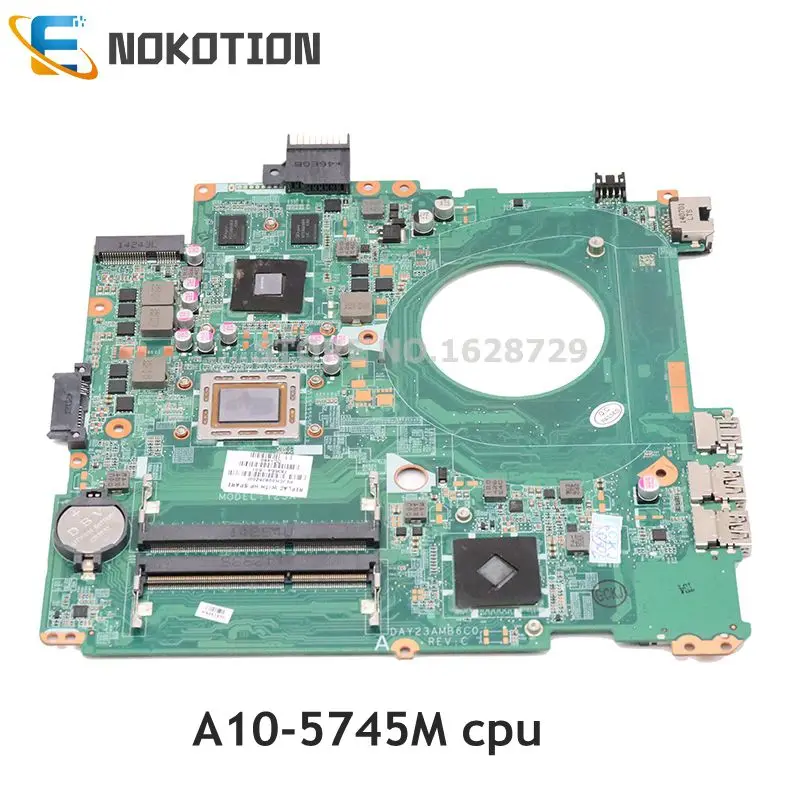 

NOKOTION For HP Pavilion 14Z-V000 14Z series laptop motherboard 763554-001 763554-501 A10-5745M CPU DDR3 full test