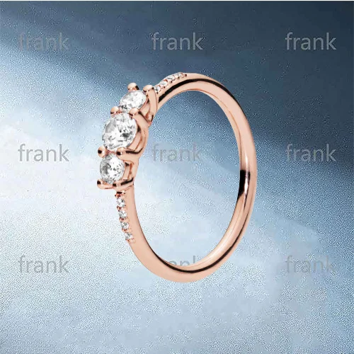 

186242CZ Rose Sparkling Elegance Ring