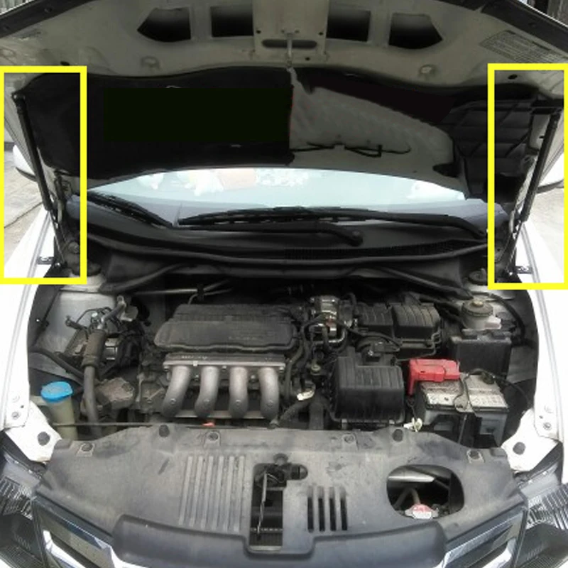 

For Honda City 2015-2021 Black Front Hood Bonnet Lift Support Struts Shocks Gas Springs Car Accessories