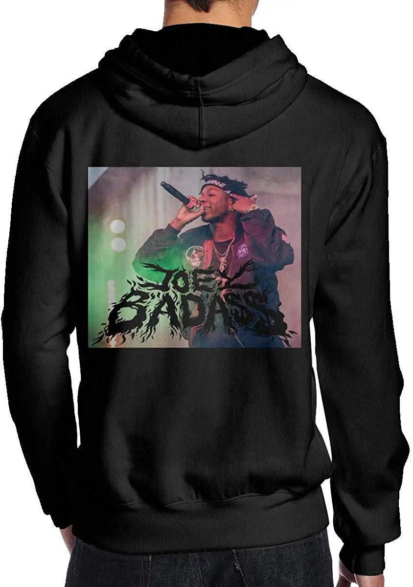 TSDFCMens/Boys Joey Badass Soft Cute Hoodies-Tops- Long Sleeve Pocket Drawstring Pullover Hooded Sweatshirts Black |