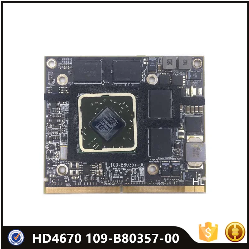 Оригинальный HD4670M HD 4670 Для iMac 21 5 &quot2010 2009 года A1312 A1311 видеокарта 256 Мб 109 B80357 00 661 5539