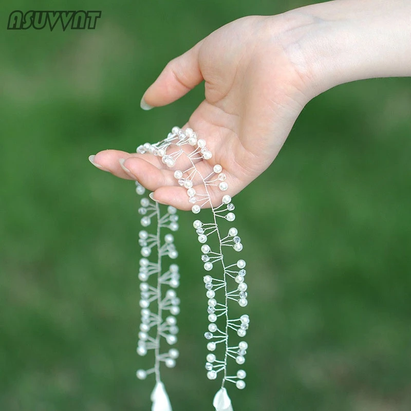 Аксессуары для свадебного платья модная аппликация пояс повязка на голову со