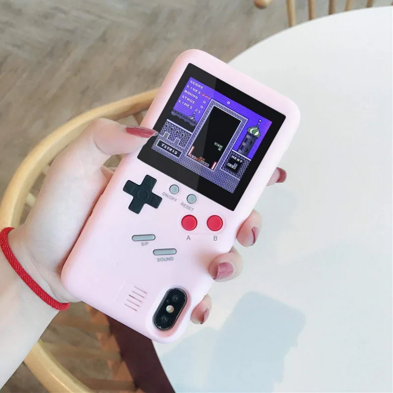 Чехол для телефона Gameboy 36 Ретро Классический Видео игры цветной дисплей телефон Обложка детские воспоминания для IPhone X/XS/XR