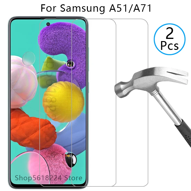 

case for samsung a51 a71 cover tempered glass on galaxy a 51 71 51a 71a coque screen protector original samsun samsumg sansung