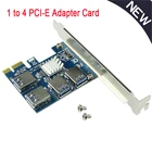 Новая PCIE PCI-E PCI Express Райзер-карта 1x до 16x1 до 4 USB 3,0 слот усилитель концентратор адаптер для устройств майнинга биткоинов BTC