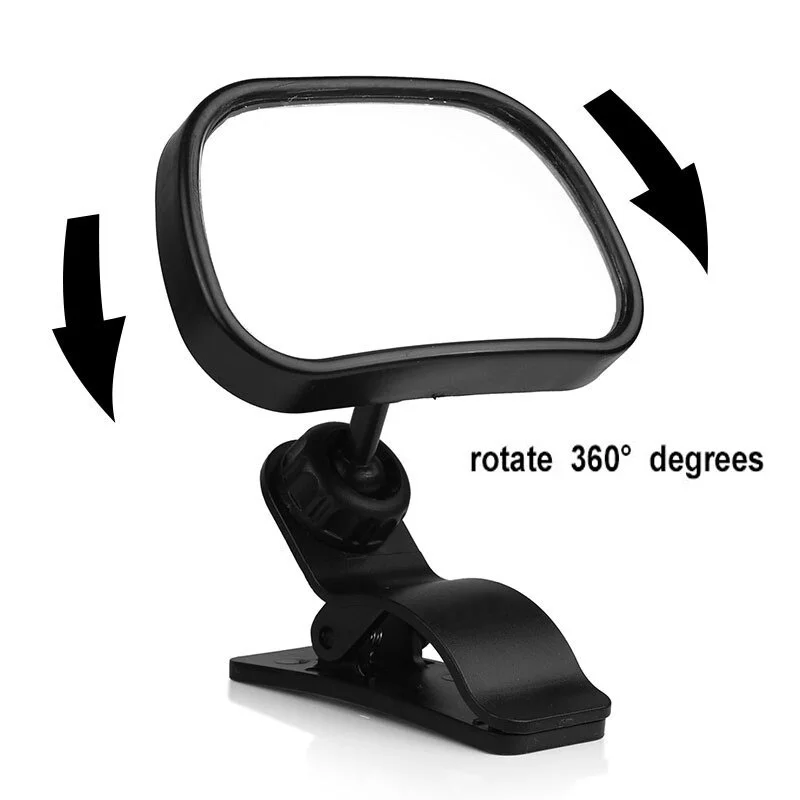 

2 in 1 Baby Mirror Car Back Seat View Mini Children Rear Convex Mirror Adjustable Auto Kids Monitor Car Accessories