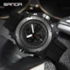 SANDA Luxury Top Brand Watches for Men Big Dial Chronograph Quartz Watch Male Clock Men Watch Sport Watches Relogio Masculino Other Image