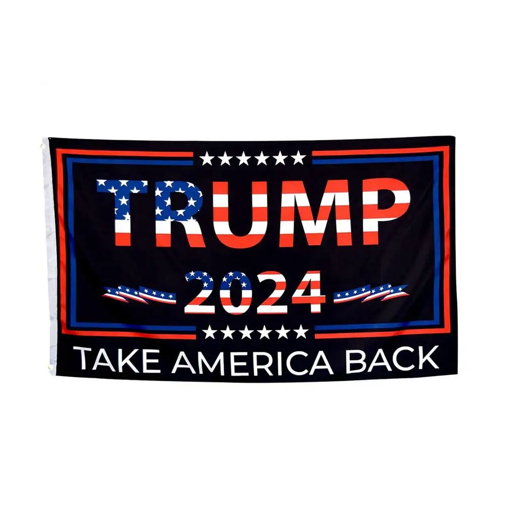 

Trump 2024 Flag Double Sided Outdoor Donald Trump Take America Back Flags Banner Durable Polyester 2024 Trump For President Fla