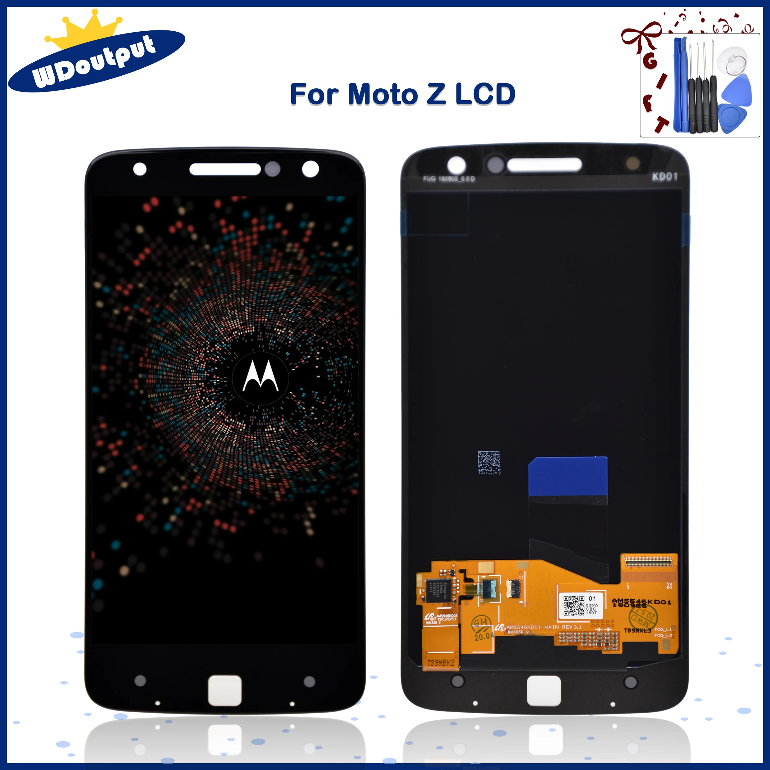 5 &quotоригинальный для Motorola Moto Z ЖК-дисплей сенсорный экран дигитайзер Замена MOTO