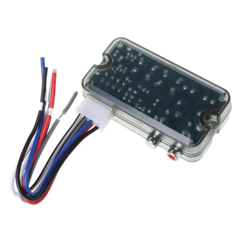 RCA стерео с высоким до низким регулируемым частотным динамиком преобразователь