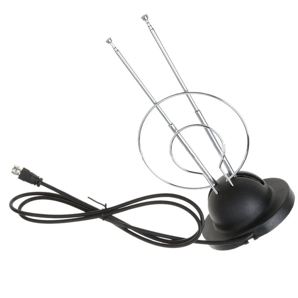 

Indoor Universal HD TV Antenna Digital Stable Portable Amplified Aerial Signal Booster HDTV UHF VHF Freeview Receiver Home