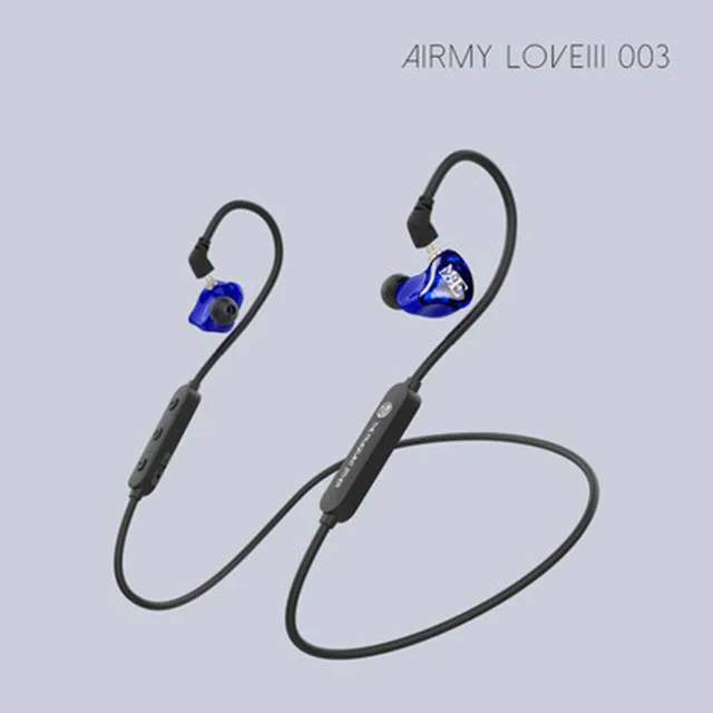blue Ароматный Zither TFZ AIR MY LOVE беспроводной Bluetooth HiFi наушники-вкладыши обновленный модуль поддержка Apt-X со съемным кабелем - Цвет: blue