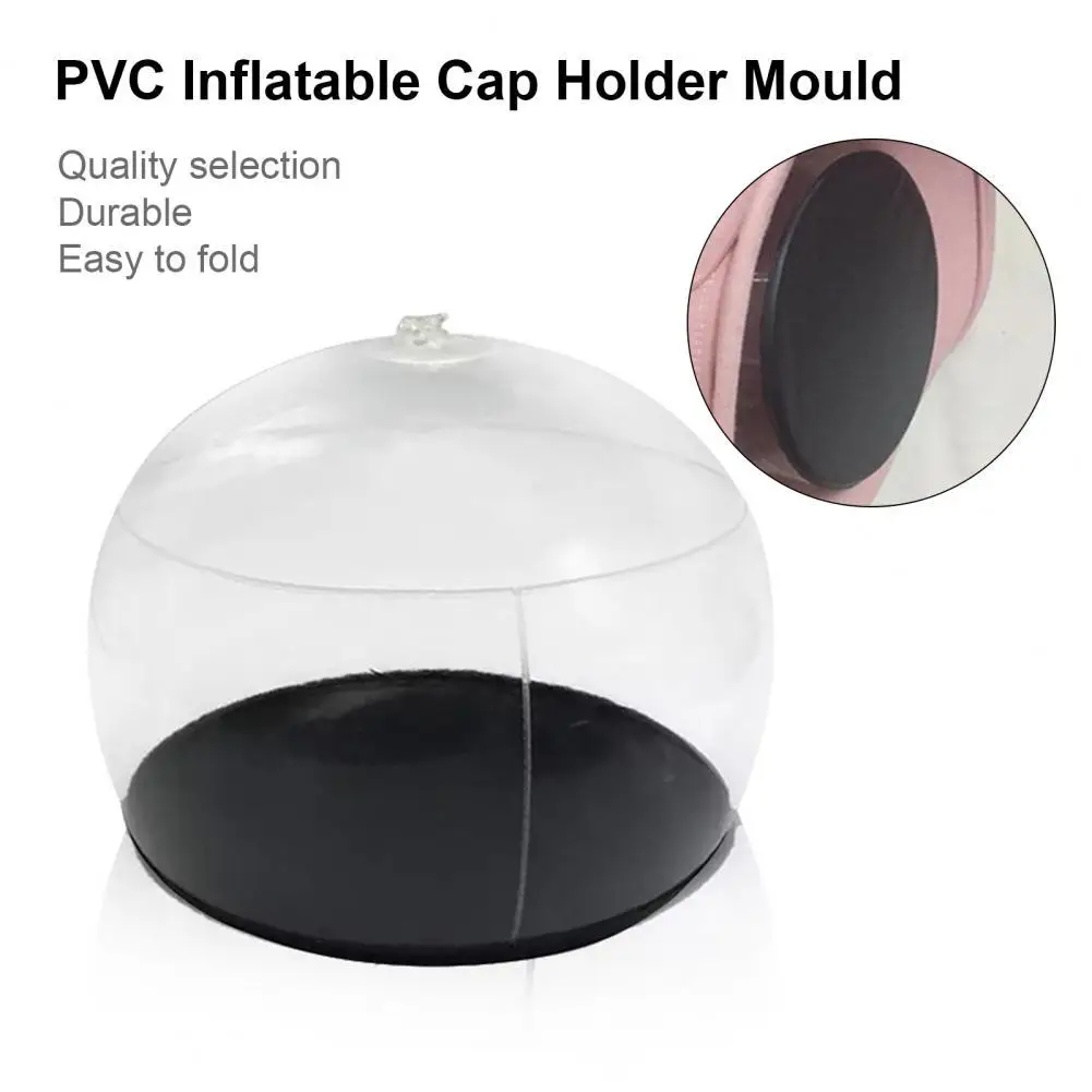 

Space-saving Attractive Inflatable Hat Holder Support Frame Compact Hat Display Holder Easy to Fold for Shop