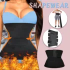 Женский черный эластичный пояс большого размера для похудения, формирователь тела, женский спортивный тренажер для фитнеса, йоги, талии, faja moldeadora mujer