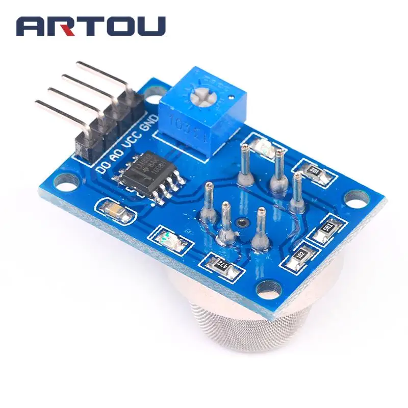 MQ-2 MQ2 дымовой газ СНГ Бутан водородный модуль для Arduino | Электронные компоненты и