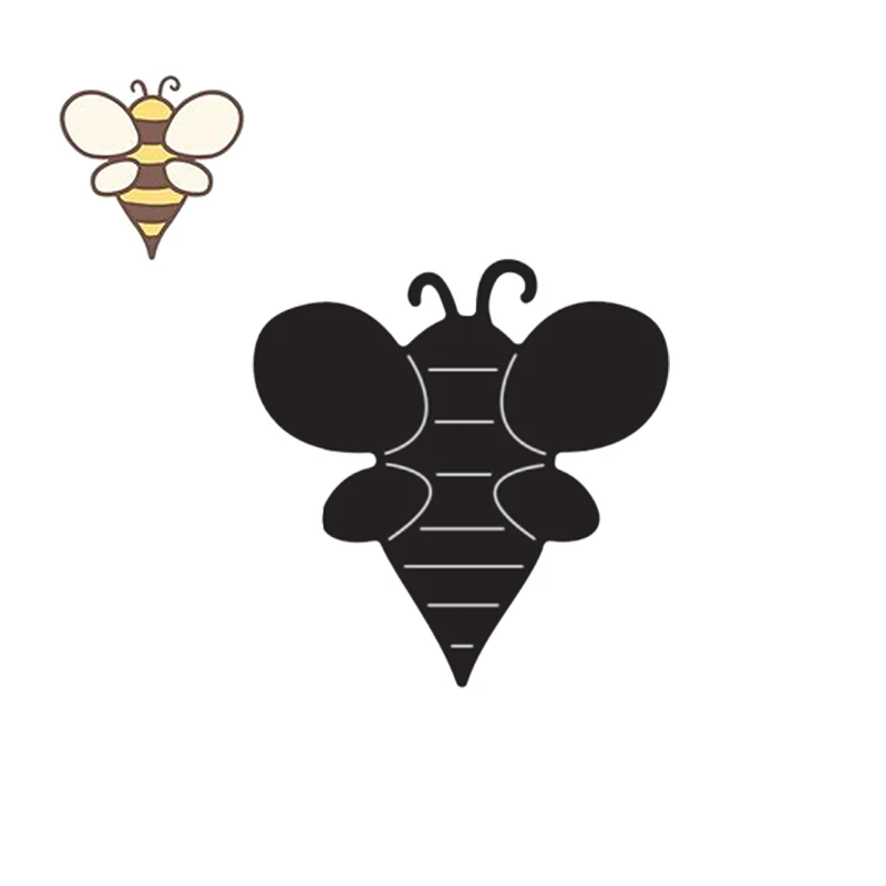 

Little Bee Metal Cutting Dies Scrapbooking DIY Card Photo Album Making Crafts Stencil Embossing New Die Cuts 2021
