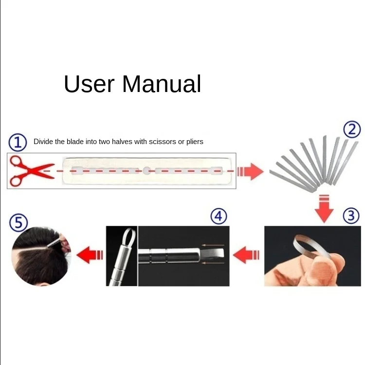 Профессиональная Волшебная выгравировка борода для волос ножницы бровей
